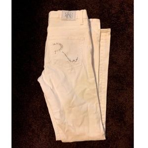 Rock & Republic White Boot Cut Jeans